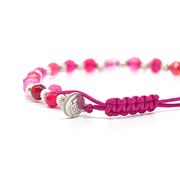 Bratara argint snur agate Thia