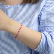 Bratara argint snur agate Thia