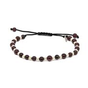 Bratara argint 925 Thia snur Granate