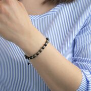 Bratara argint snur ochi de pisica Thia