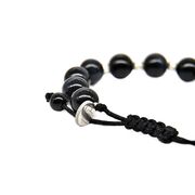 Bratara argint snur ochi de pisica Thia