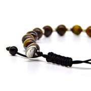 Bratara argint snur ochi de tigru Thia