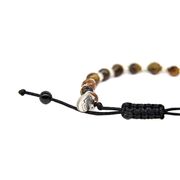 Bratara argint snur ochi de tigru Thia