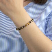 Bratara argint snur ochi de tigru Thia