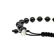 Bratara argint snur onix negru Thia