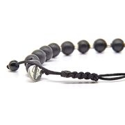 Bratara argint snur onix negru Thia