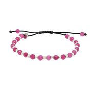 Bratara argint snur rubine Thia