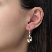 Cercei argint cu citrin Amelia