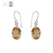 Cercei argint cu citrin Amelia