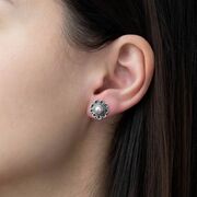 Cercei argint cu perle Flora