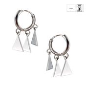 Cercei argint forme geometrice Thia