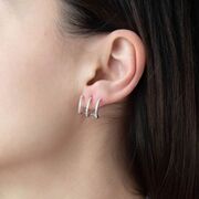 Cercei argint cu zirconiu Thia