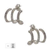 Cercei argint cu zirconiu Thia