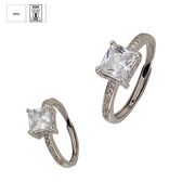 Inel argint logodna reglabil Roll