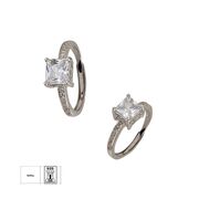 Inel argint logodna reglabil Roll