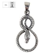 Pandantiv argint sarpe stilizat