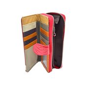 Portofel Angel Din Piele Naturala Rosu