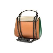 Poseta Cubix Din Piele Naturala Multicolora