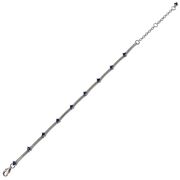 Bratara argint zirconii albastre Blue