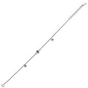 Bratara argint solitaire mov Thia