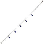 Bratara argint zirconii albastre Thia