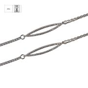 Bratara argint eleganta dubla Thia