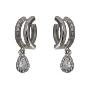 Cercei argint lacrima Dely