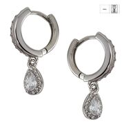 Cercei argint lacrima Dely