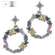 Cercei argint colorati Thia