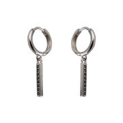 Cercei argint maro Thia cu zirconiu