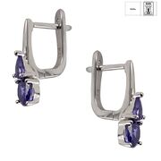 Cercei argint eleganti mov Thia cu tortita