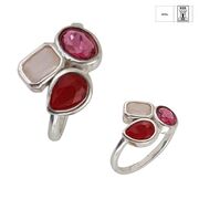 Inel argint elegant colorat Thia marimea 53