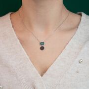 Lant argint banut si crystal Thia