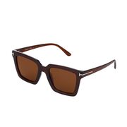 Ochelari de soare cafenii, pentru dama, Daniel Klein Trendy, DKS4312-3