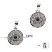 Pandantiv argint simbol Nazar