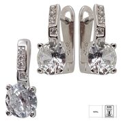 Set argint elegant cu zirconiu Thia