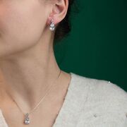 Set argint elegant lacrima Thia