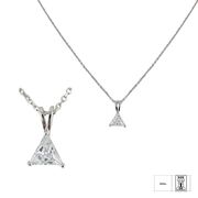 Lant argint elegant triunghi Thia