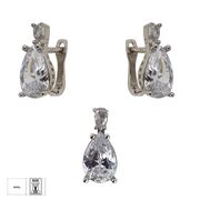 Set argint elegant lacrima Thia