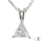 Lant argint elegant triunghi Thia