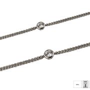 Bratara argint solitaire Thia