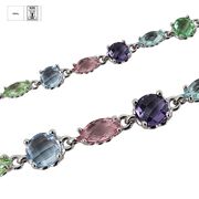 Bratara argint zirconii multicoloreThia