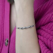 Bratara argint mesh bilute Trio