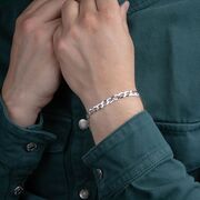 Bratara argint barbati Zemir 21 cm