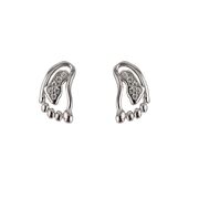 Cercei argint baby cu zirconii