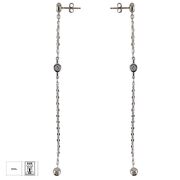 Cercei lungi argint Deni