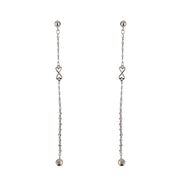 Cercei lungi argint Dubly