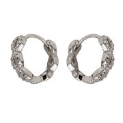 Cercei argint infinit cu zirconiu