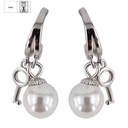 Cercei argint cheita cu perle