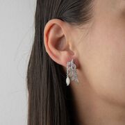 Cercei argint deosebiti cu sidef